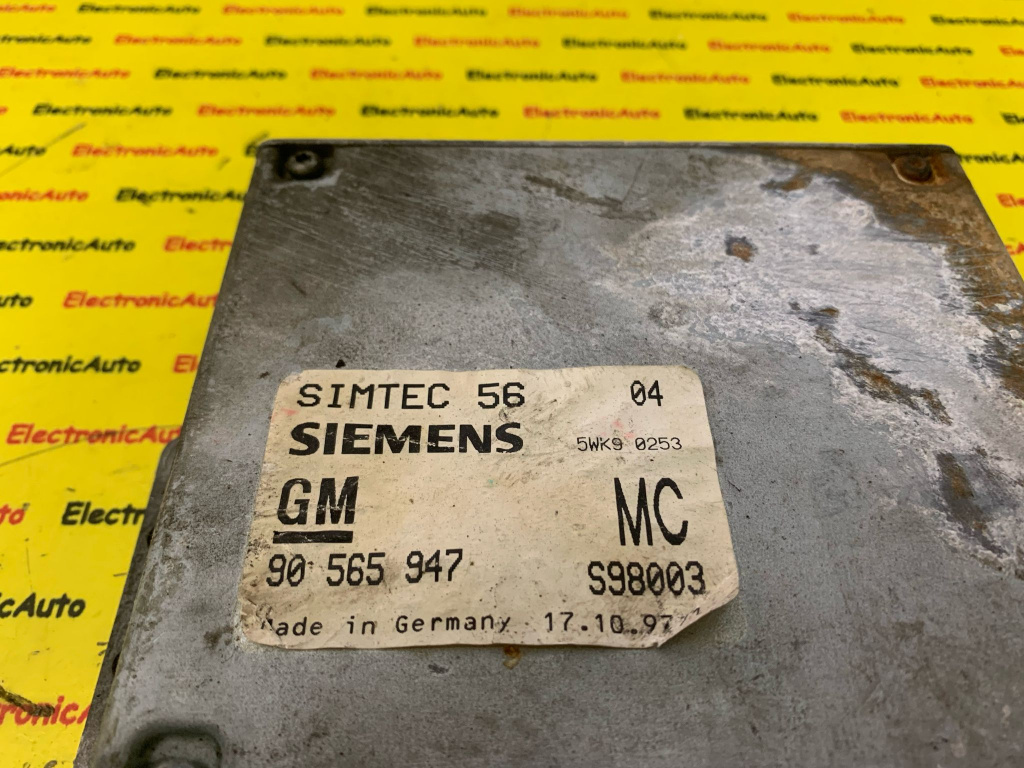 ECU Calculator motor Opel Omega, 90565947, S98003,