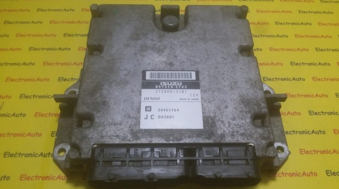 ECU Calculator motor Opel Signum 3.0CDTI 8973192743, 2758002181