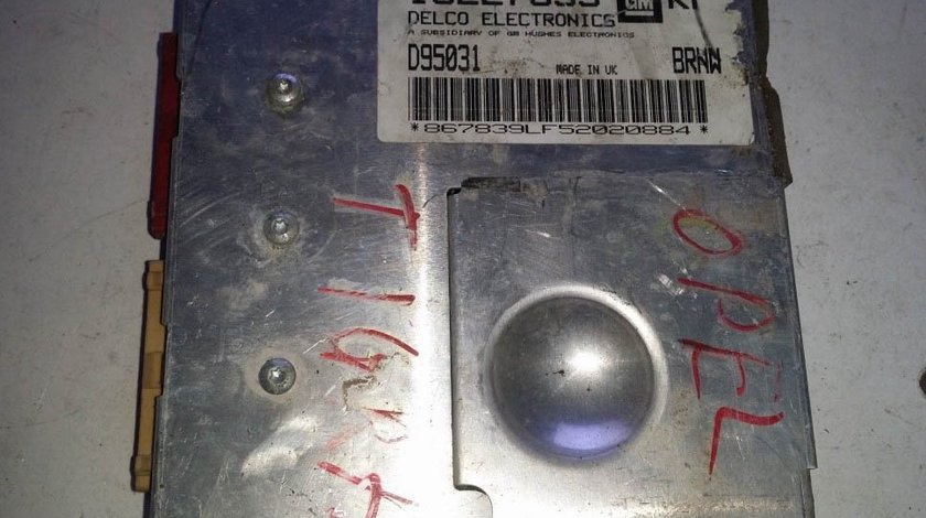 ECU Calculator motor Opel TIGRA 1.4 16227839 KF BRNW