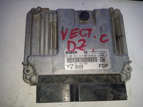 ECU Calculator motor Opel Vectra, 0281011914, 55193968,