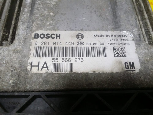 ECU Calculator Motor OPEL VECTRA, 0281014449, 55566276,