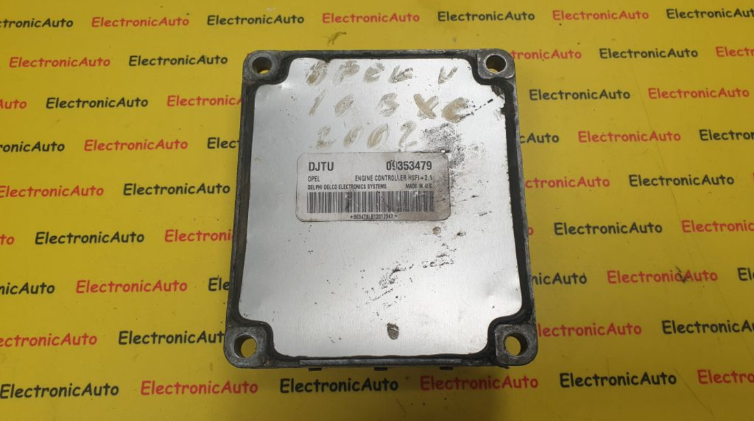 ECU Calculator motor Opel Vectra B 1.6 09353479, DJTU, HSFI-2.1