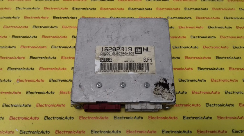 ECU Calculator motor Opel Vectra B 1.6, 16202319 NL, D96003 BUFH