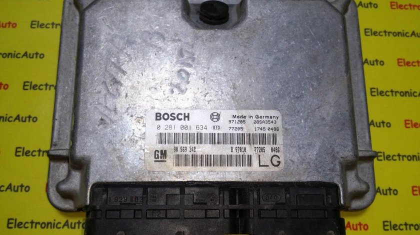 ECU Calculator motor Opel Vectra B 2.0 dti 0281001634, 90569348,