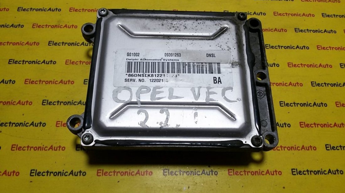 ECU Calculator motor Opel Vectra B 2.2 09391263