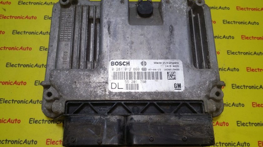ECU Calculator motor Opel Vectra C 1.9CDTI 0281012869, 55201790