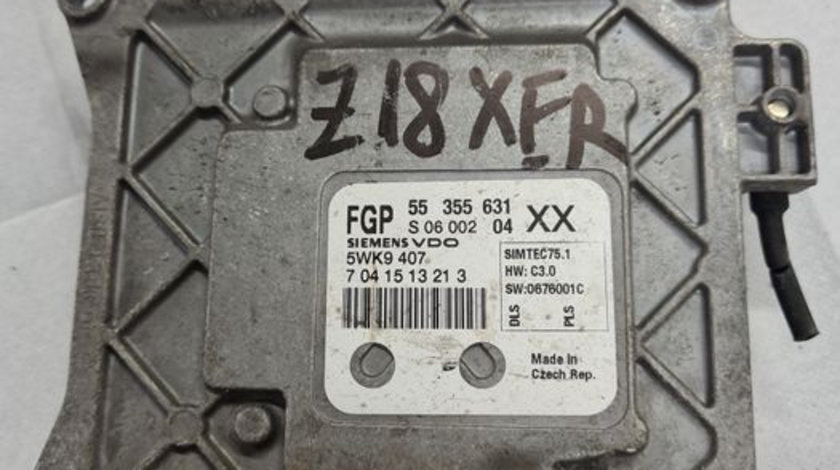 ECU Calculator motor Opel Vectra C Signum 1.8 103kw Z18XER 55355631