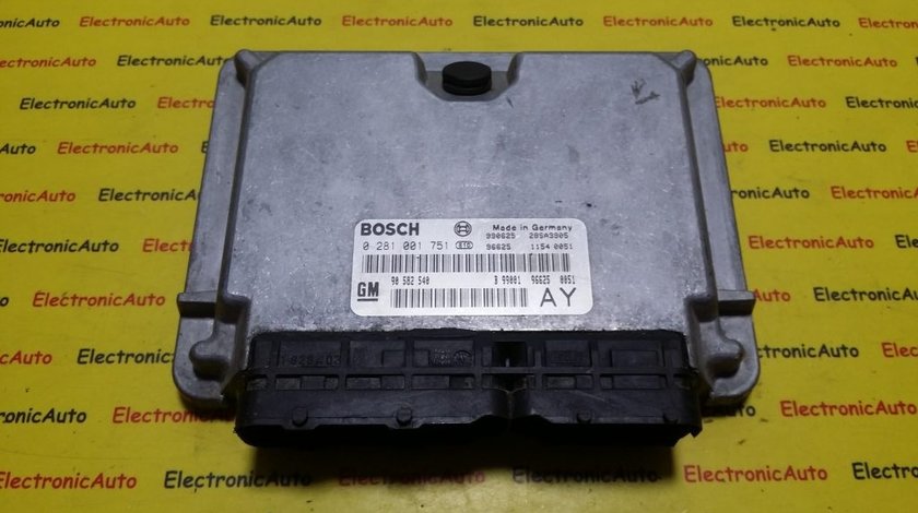 ECU Calculator motor Opel Zafira 2.0 dti 0281001751, 90582540