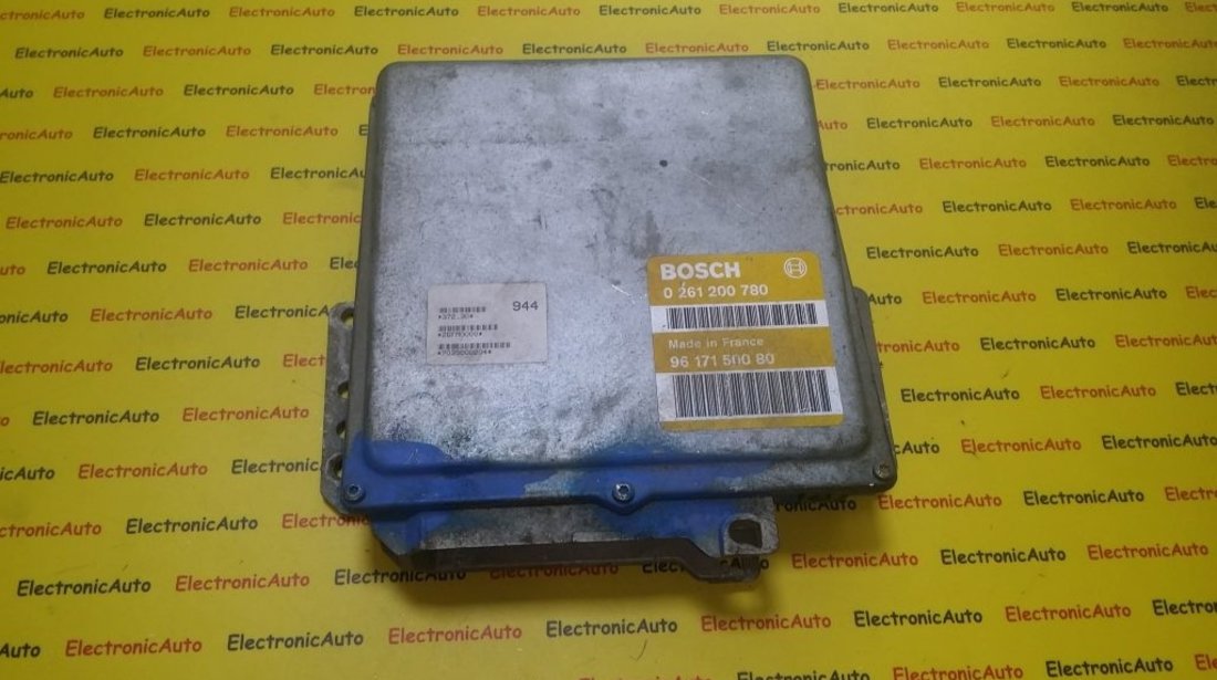 ECU Calculator motor Peugeot 106 1.0 0261200780, 9617150080