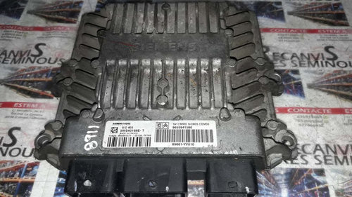 ECU Calculator Motor PEUGEOT 107, 5WS40168ET, SID805, 9655941580, 89661YV010,