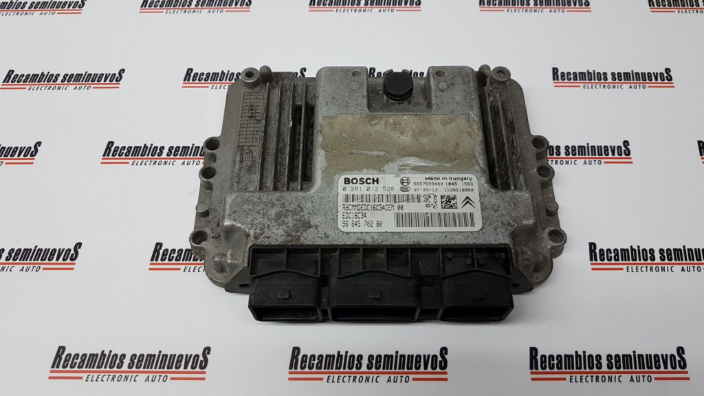 ECU Calculator Motor PEUGEOT 206, 0281012528, EDC16C34, 9665470280, 9657699480,