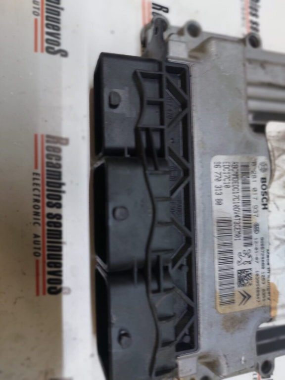 ECU Calculator Motor PEUGEOT 206, 0281017837, 9677031380, EDC17C10