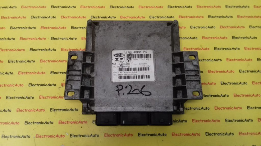 ECU Calculator Motor Peugeot 206 1.1, 9648620880, 9645989480, IAW48P276