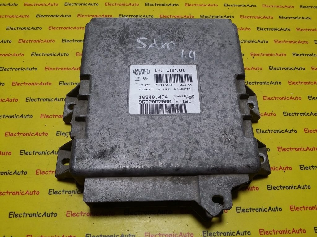 ECU Calculator motor Peugeot 206 1.4 9637087080, IAW 1AP.81