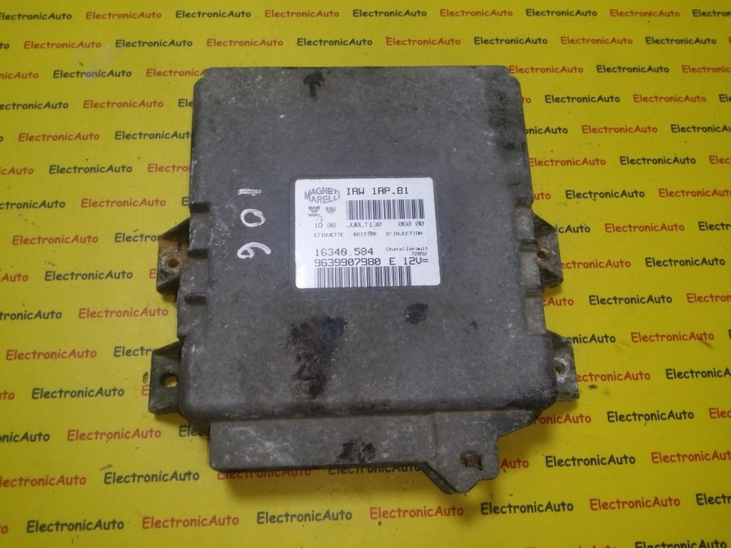 ECU Calculator motor Peugeot 206 1.4 9639907980, IAW 1AP.81