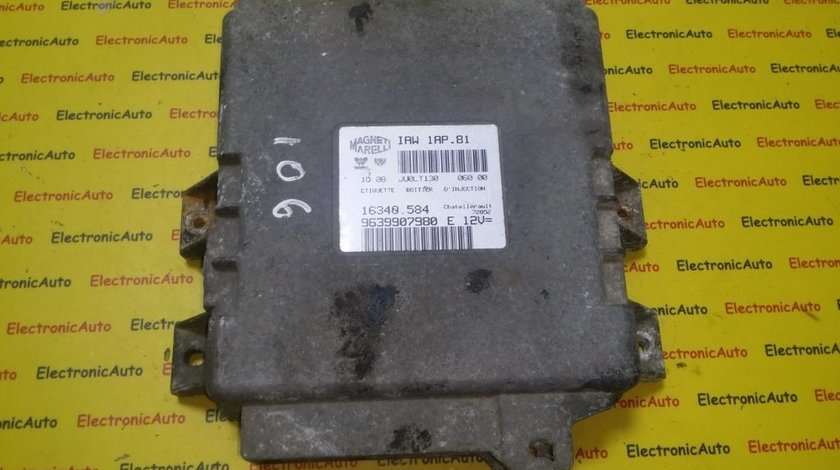 ECU Calculator motor Peugeot 206 1.4 9639907980, IAW 1AP.81