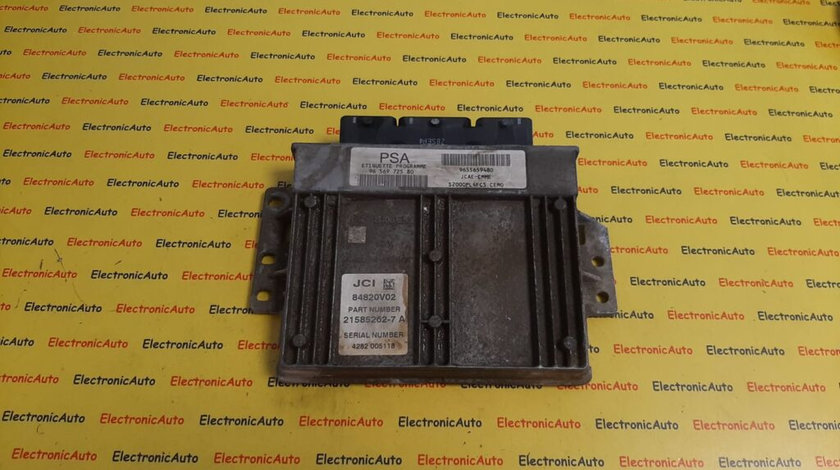 ECU Calculator motor Peugeot 206 1.4 9656972580, 21585262