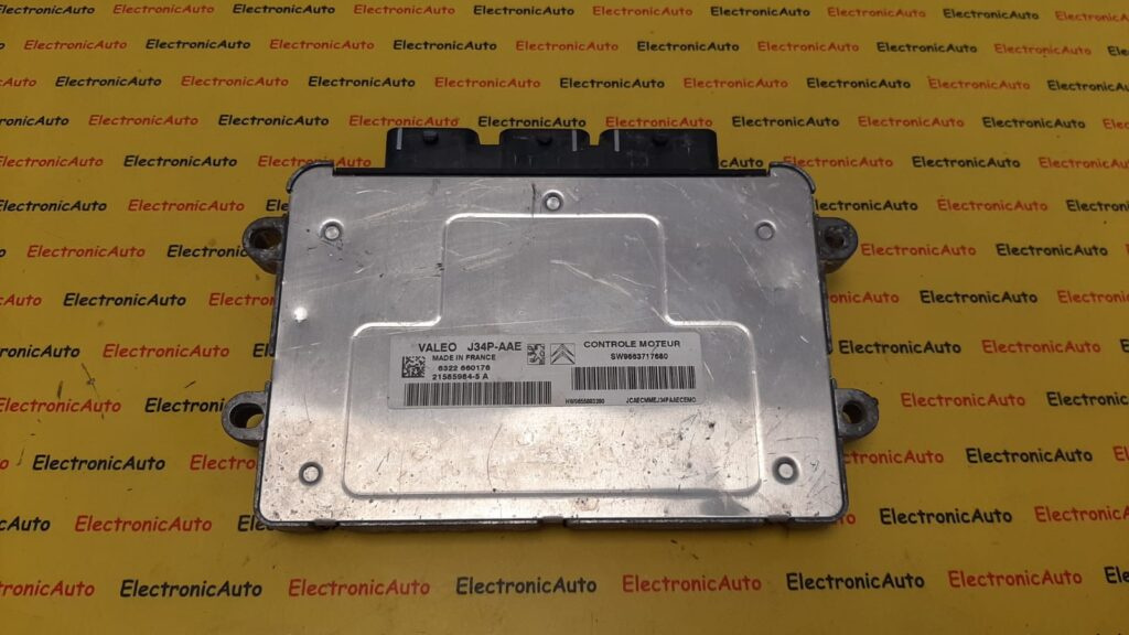 ECU Calculator motor Peugeot 206 1.4 9663717680, 9655883280