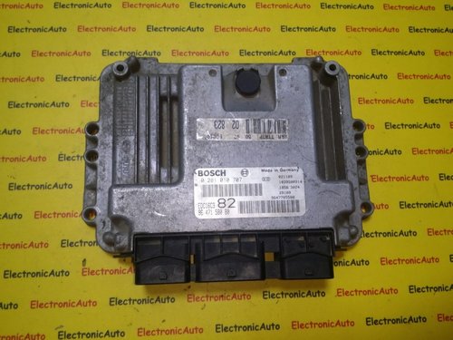 ECU Calculator motor Peugeot 206 1.4HDI, 0281010707, 9647158080, 9647785580,