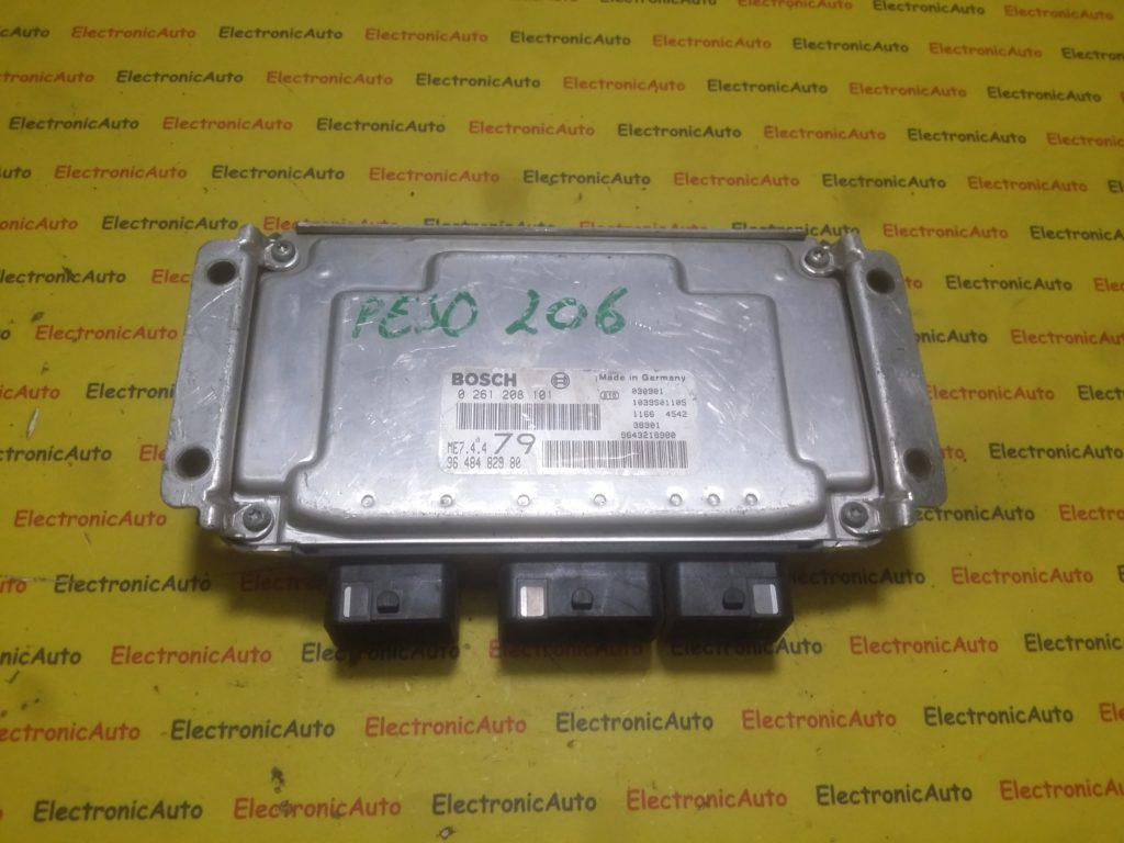 ECU Calculator motor Peugeot 206 1.6 0261208101, 9643218980, 9648482980