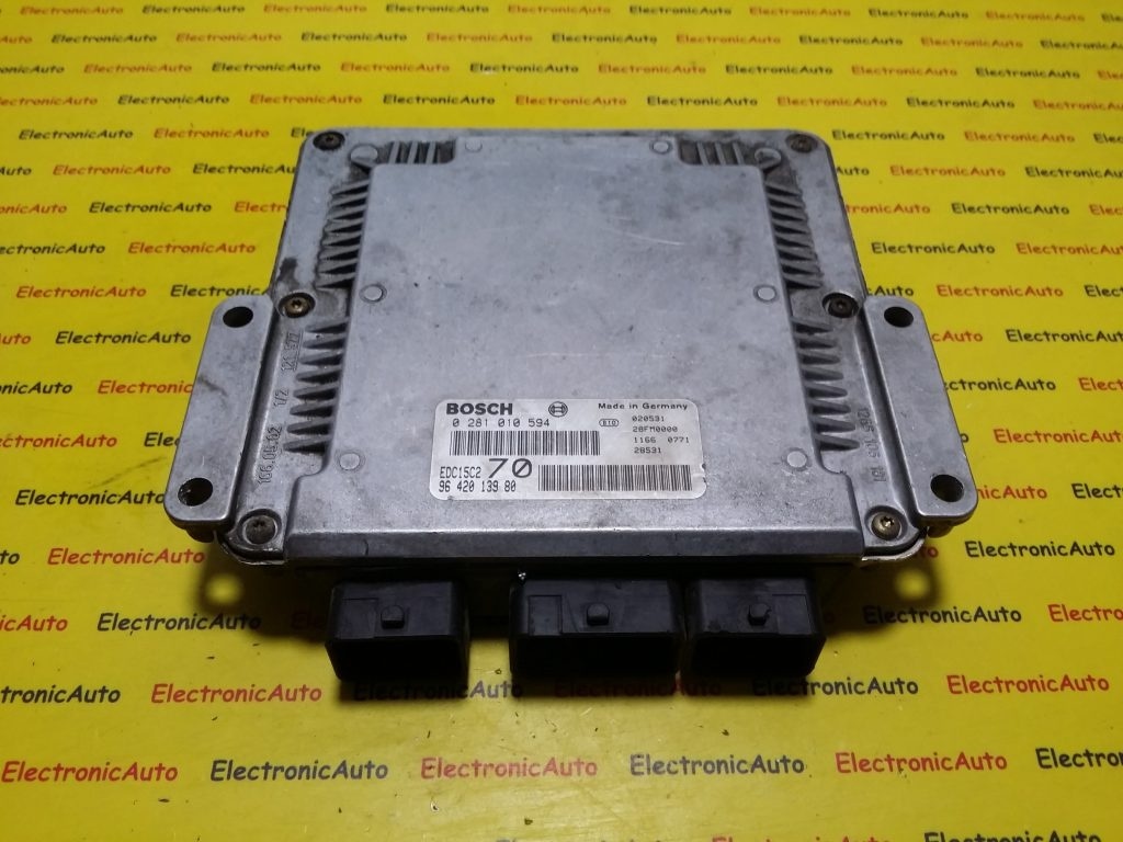 ECU Calculator motor Peugeot 206 2.0 hdi 0281010594, 9642013980