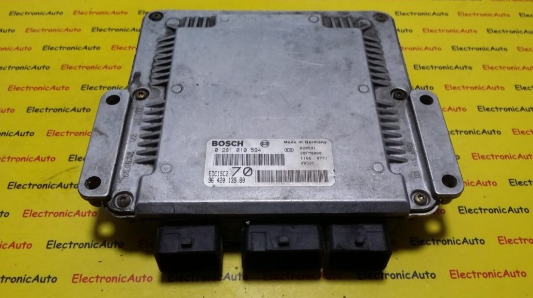 ECU Calculator motor Peugeot 206 2.0 hdi 0281010594, 9642013980