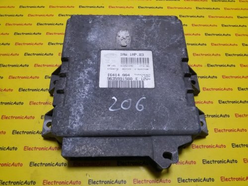 ECU Calculator motor Peugeot 206 9635991580, IAW1AP83