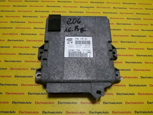 ECU Calculator motor Peugeot 206 9639907880, IAW1AP81
