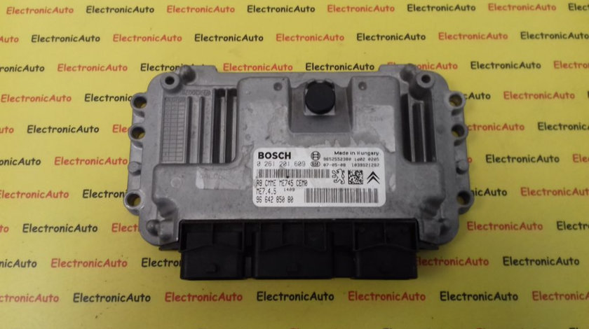 ECU Calculator Motor Peugeot 206, 9664285080, 0261201609, 9652552380