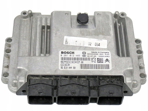 ECU Calculator Motor PEUGEOT 207, 0281012465, EDC16C34, 9661084480, 9653958980,