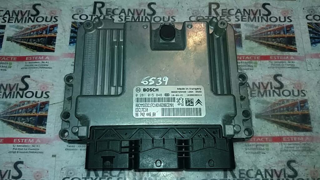 ECU Calculator Motor PEUGEOT 207, 0281015848, EDC17C10, 9674244680, 9666729480,
