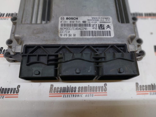 ECU Calculator Motor PEUGEOT 208, 0281030545, 9807886180, EDC17C10, 9666729680,