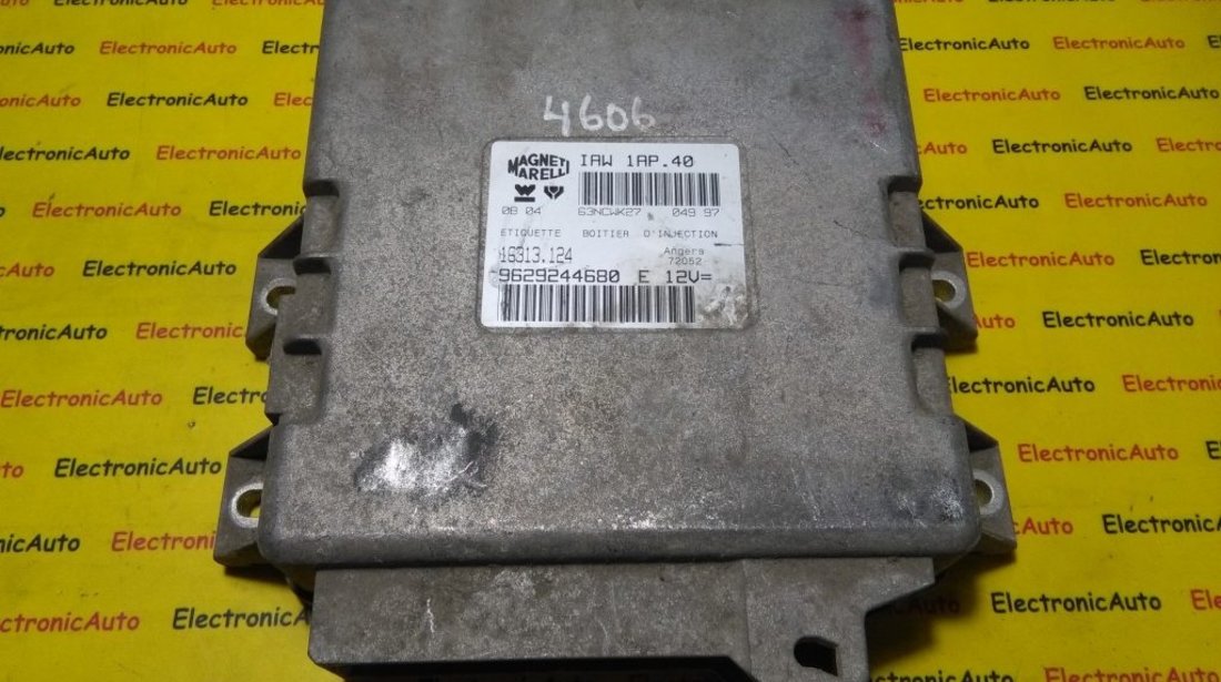 ECU Calculator motor Peugeot 306 1.4 9629244680 IAW 1AP.40, 16313144