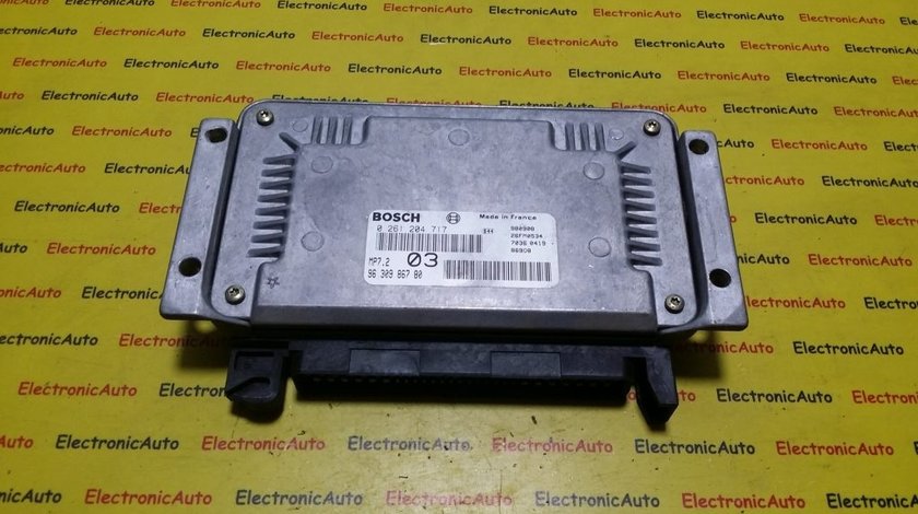 ECU Calculator motor Peugeot 306 1.6 0261204717, 9630986780