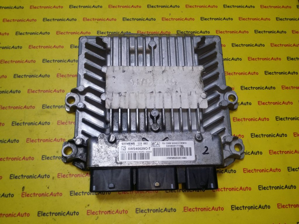 ECU Calculator motor Peugeot 307 2.0 hdi 9656171080, 5WS40029OT,