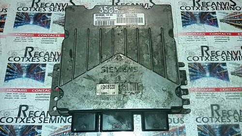 ECU Calculator Motor PEUGEOT 307, 5WS40020HT, SID801, 9644895180, 9641849280,