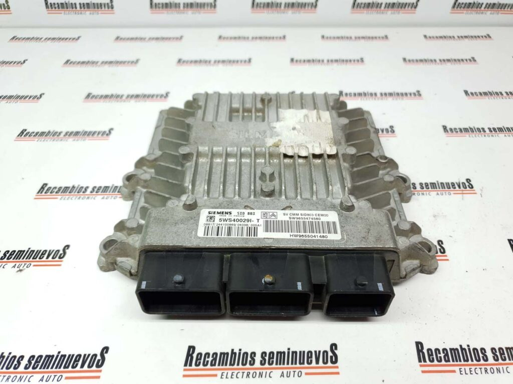 ECU Calculator Motor PEUGEOT 307, 5WS40029IT, SID803, 9655474580, 9655041480,