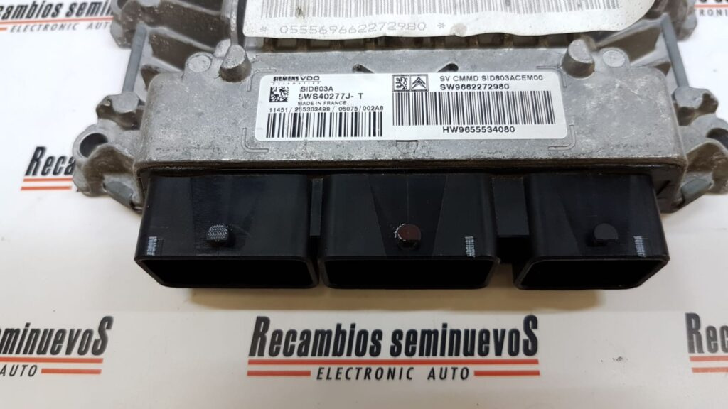 ECU Calculator Motor PEUGEOT 307, 5WS40277JT, SID803A, 9662272980, 9655534080,