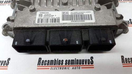 ECU Calculator Motor PEUGEOT 307, 5WS40578AT, SID803A, SW 9663884580, HW 9655534080,