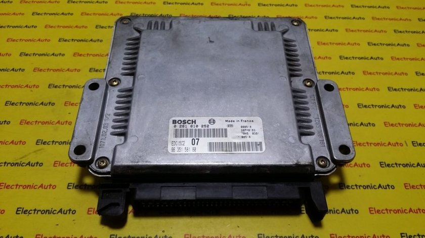 ECU Calculator motor Peugeot 406 2.0 hdi 0281010252