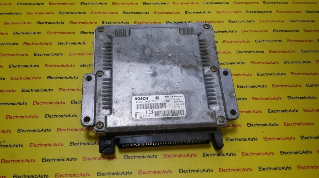 ECU Calculator motor Peugeot 406 2.0 hdi 0281010775, 9643525380