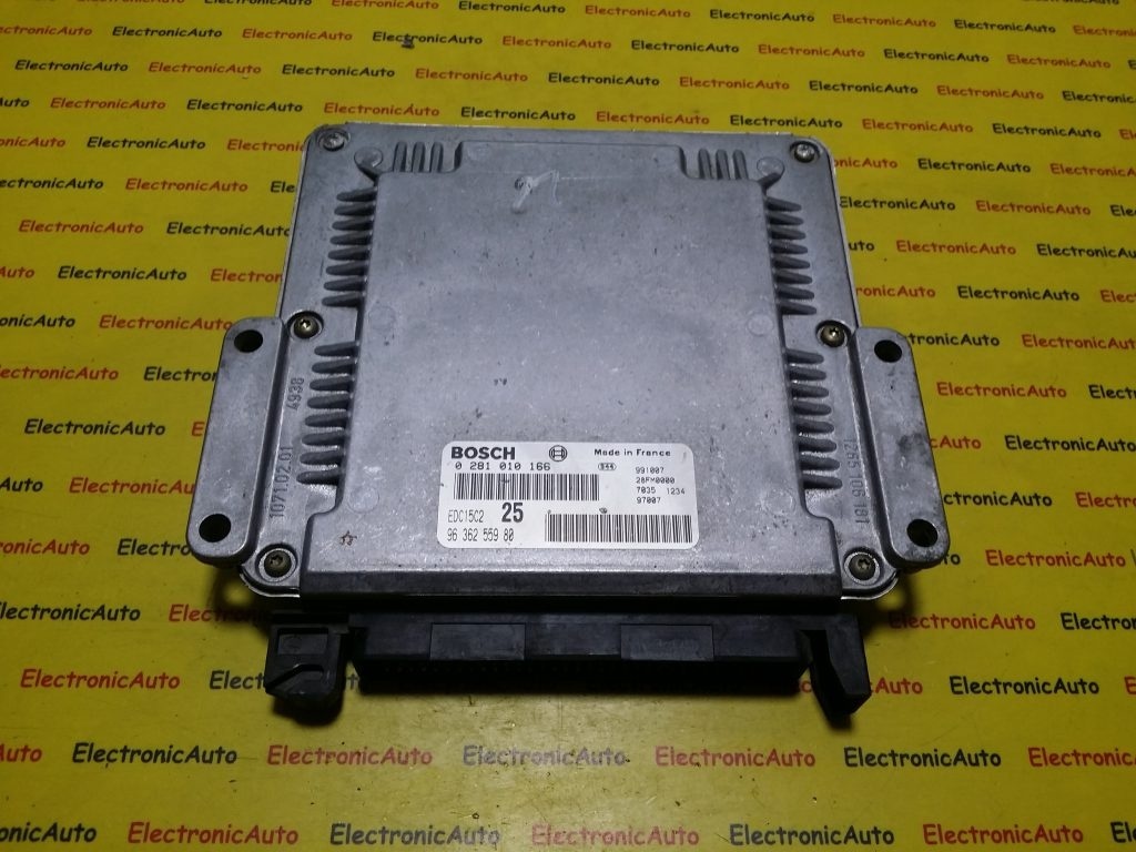 ECU Calculator motor Peugeot 406 2.0 hdi 0281010166, 9636255980