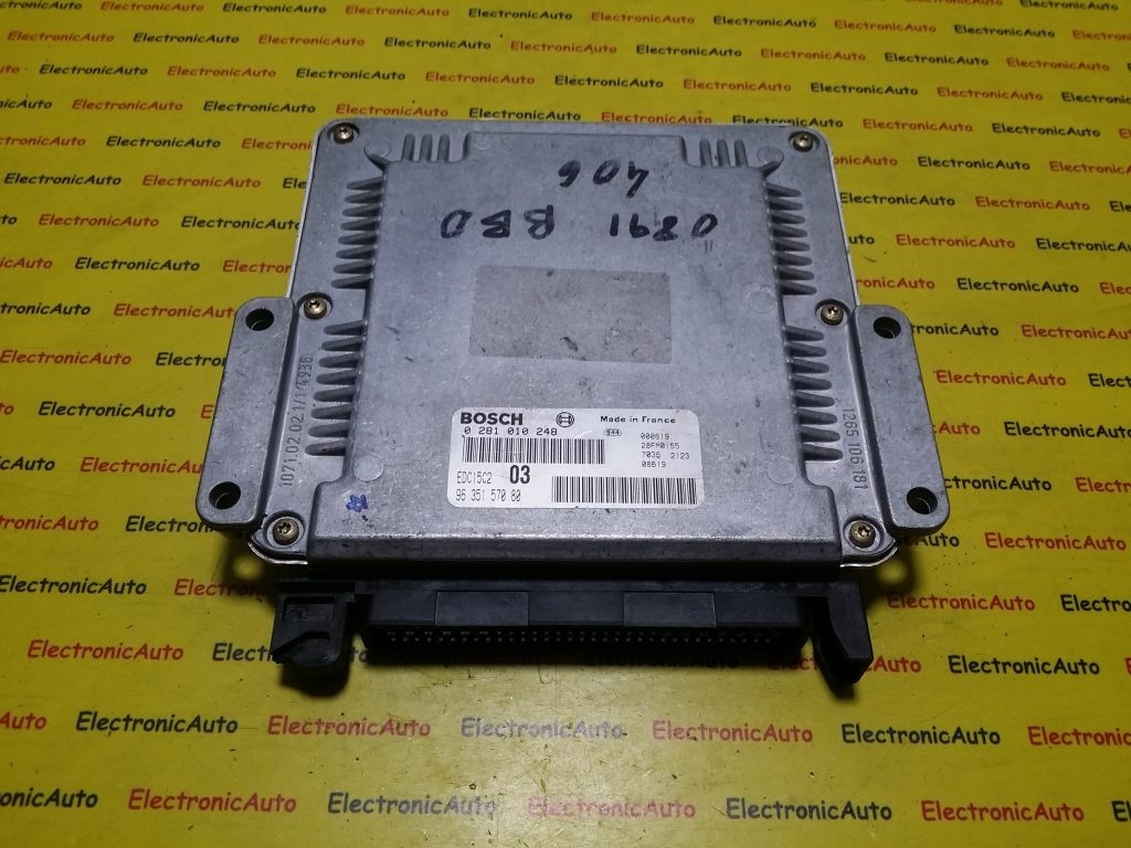 ECU Calculator motor Peugeot 406 2.0 hdi 0281010248, 9635157080