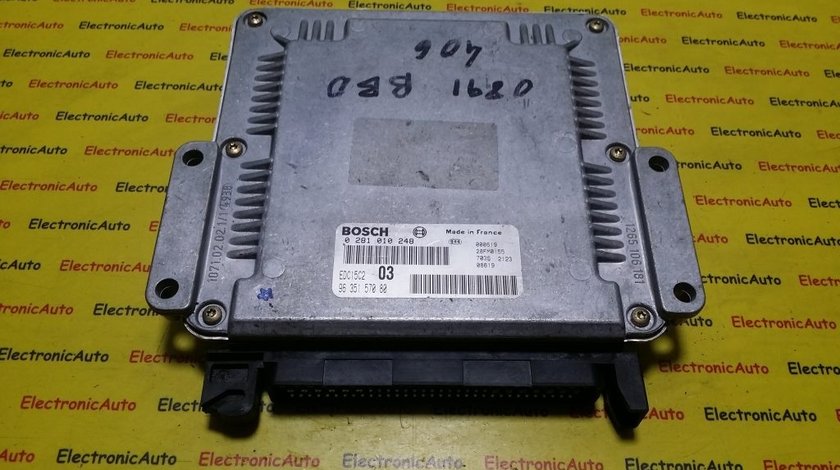 ECU Calculator motor Peugeot 406 2.0 hdi 0281010248, 9635157080