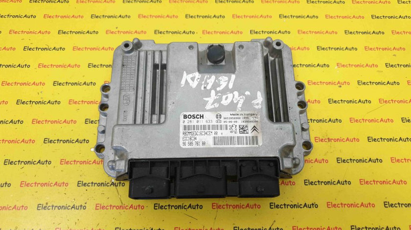 ECU Calculator Motor Peugeot 407 1.6HDi, 9658576180, 0281011633, EDC16C34