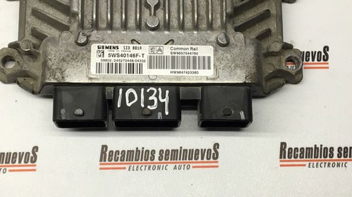ECU Calculator Motor PEUGEOT 407, 5WS40146FT, 9657544780, 9647423380, SID801A,