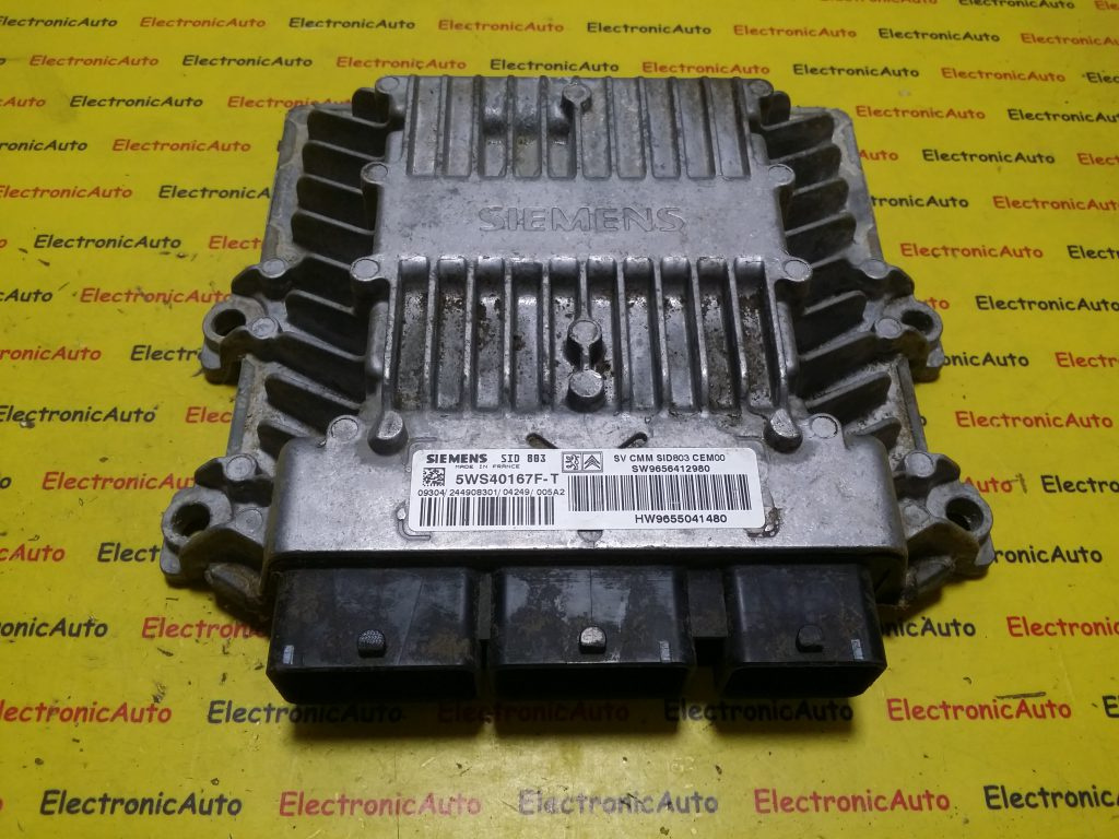 ECU Calculator motor Peugeot 407 5WS40167FT, 9656412980