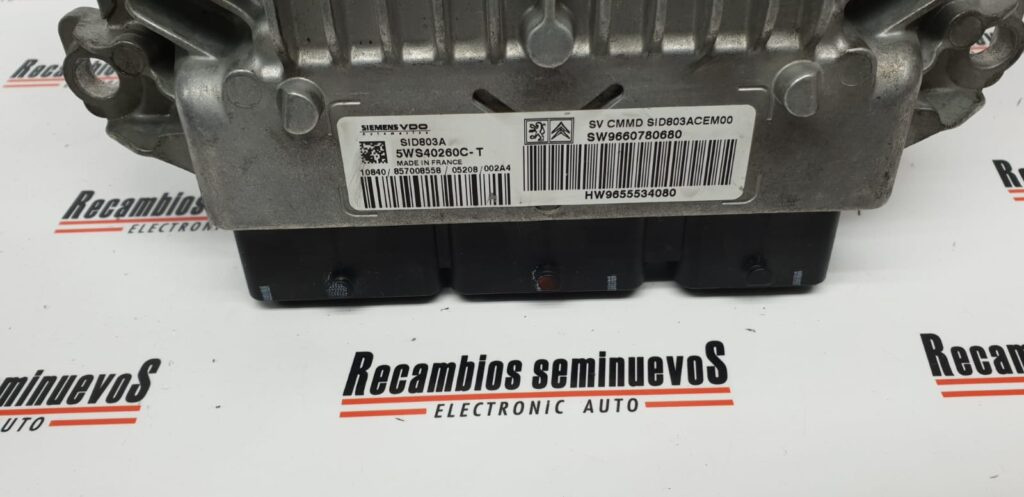 ECU Calculator Motor PEUGEOT 407, 5WS40260CT, SID803A, 9660780680, 9655534080,