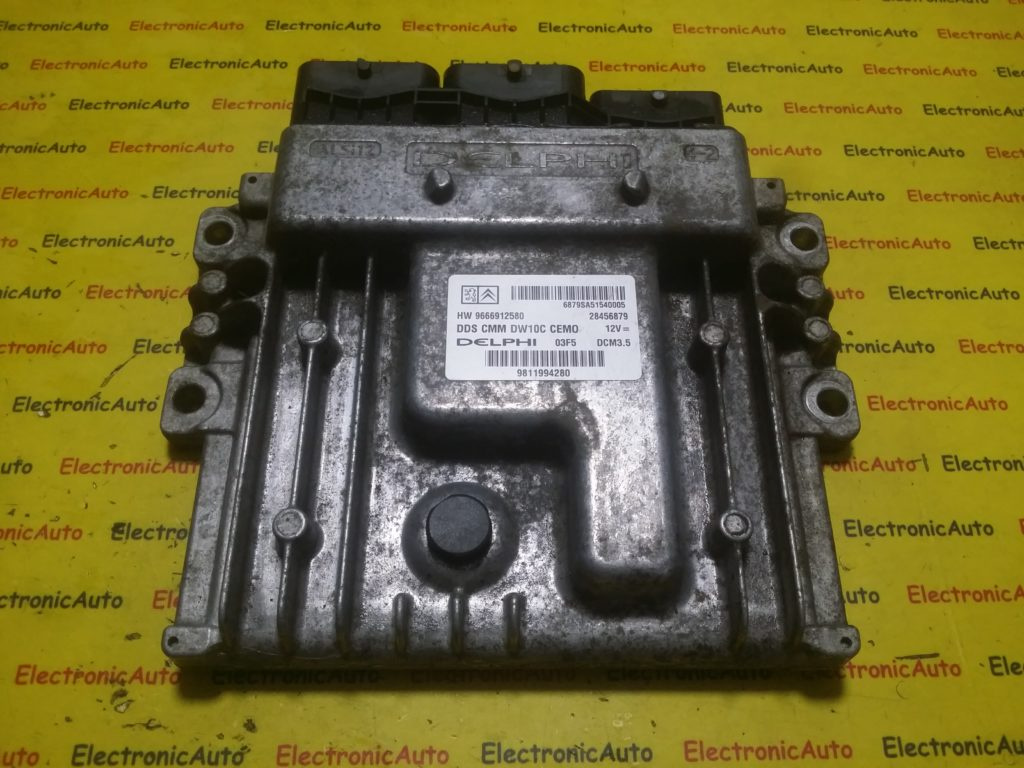 ECU Calculator motor Peugeot 508 2.0 hdi, 9666912580, 9811994280,