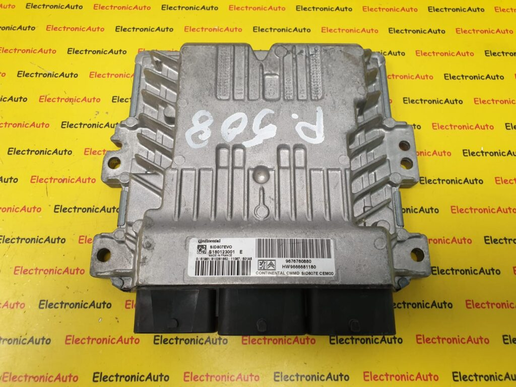 ECU Calculator motor Peugeot 508/Citroen C4 1.6HDi, S180123001E, 9676760880